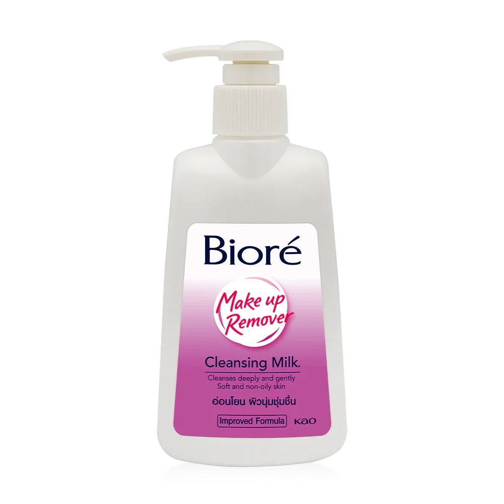 Biore Cleansing Milk - Moisturizing Formula for Waterproof Makeup Removal - Beauty Buddy