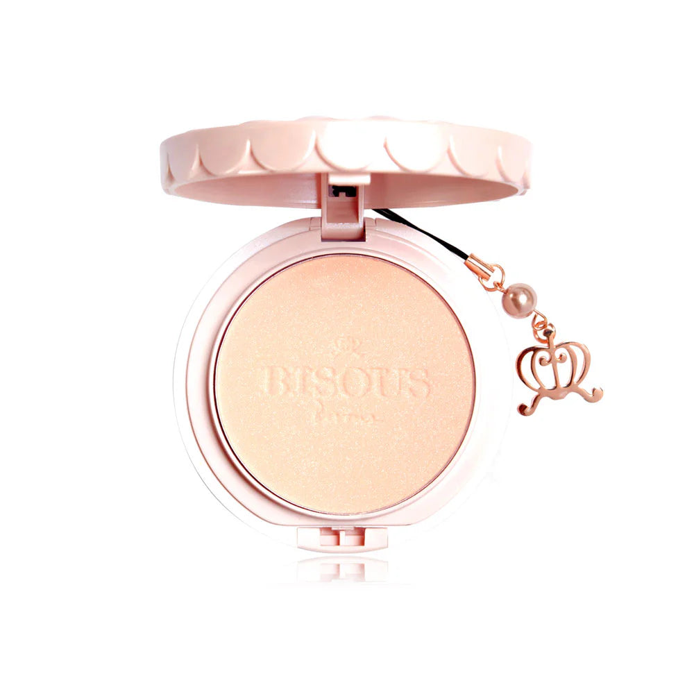 Bisous Bisous Rainbow Cluster Crystal Powder Pact SPF30/PA+++ 12g #Natural Beige