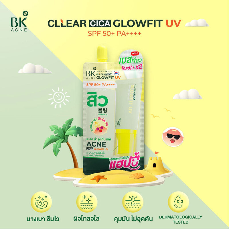 BK Acne Clear Cica Glowfit UV SPF50+ PA++++ 6g