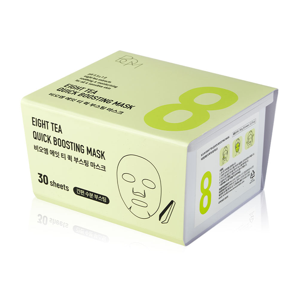 BOM Facial Mask - Eight Tea Extracts & Hyaluronic Acid - Beauty Buddy