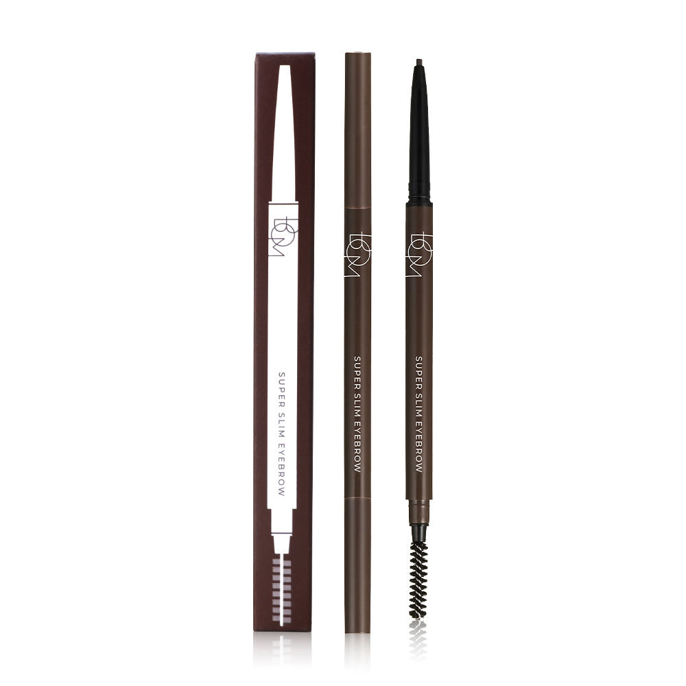 BOM Eyebrow Pencil - Super Slim Rich Brown 0.1g - Beauty Buddy
