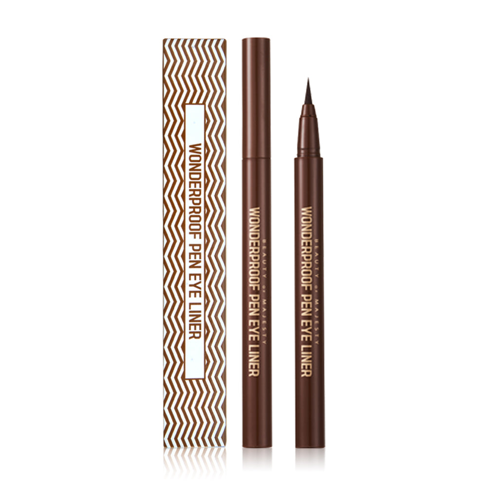BOM Eyeliner Pen - Wonderproof Soft Brown Formula - Beauty Buddy