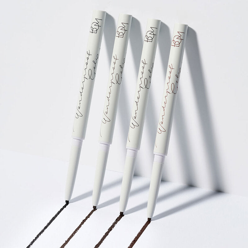 BOM Gel Eyeliner - Waterproof Midnight Black with Slim Brush - Beauty Buddy