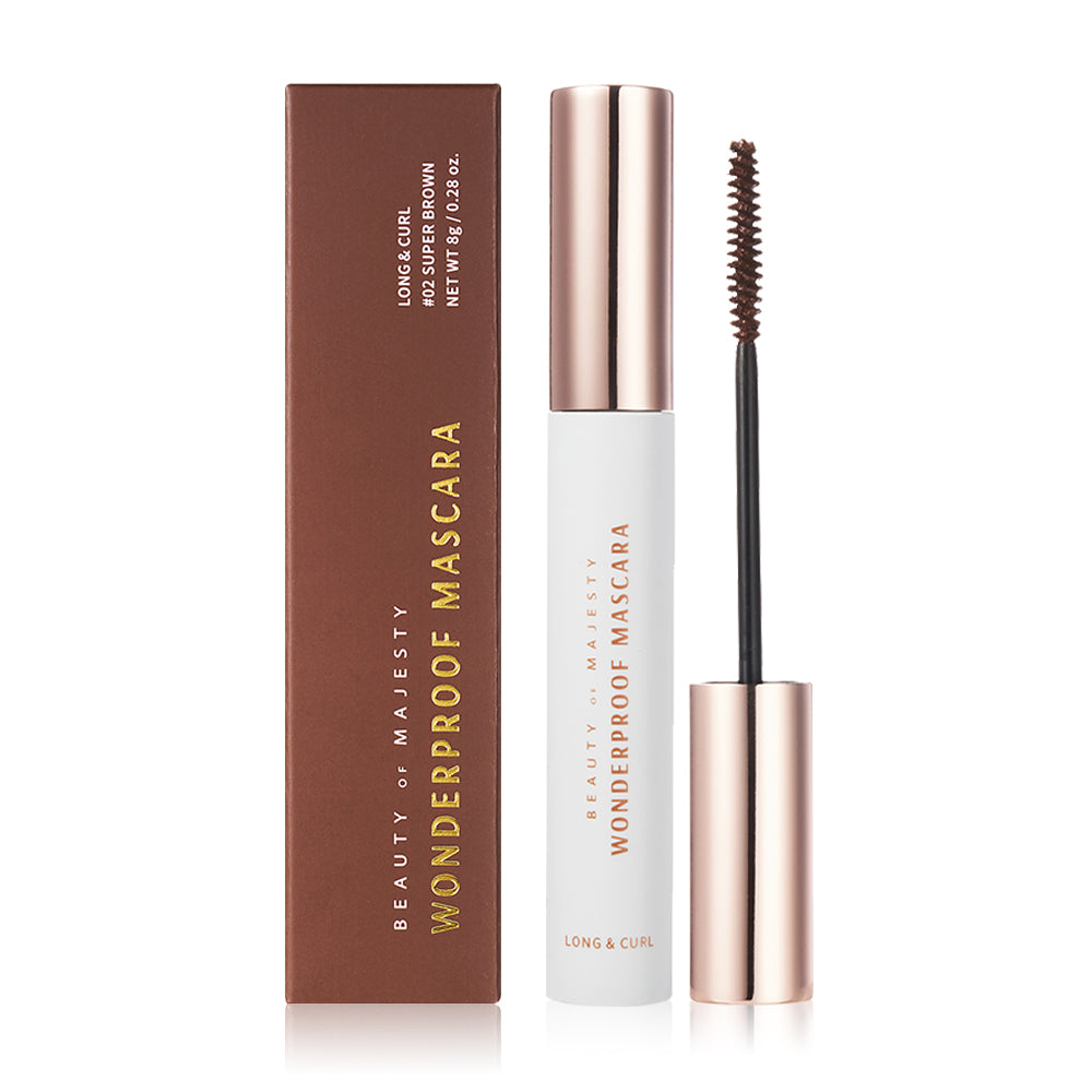 BOM Mascara - Wonderproof Long & Curl #02 Super Brown - Beauty Buddy