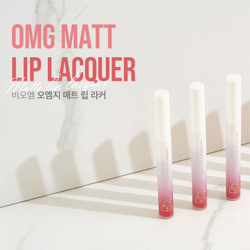 BOM Lip Lacquer - #02 BFF Glossy Matte Formula - Beauty Buddy
