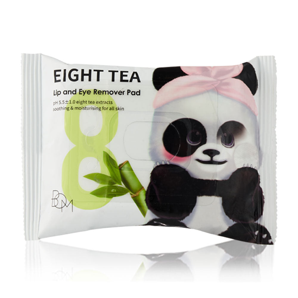 BOM Cleansing Pad - Eight Tea Lip and Eye Makeup Remover - Beauty Buddy