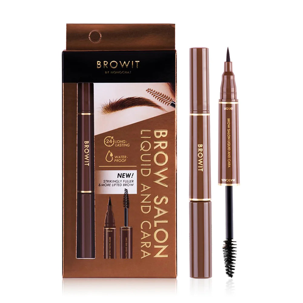Browit Brow Salon Liquid - #01 Couture Brown Eyebrow Pen & Mascara - Beauty Buddy