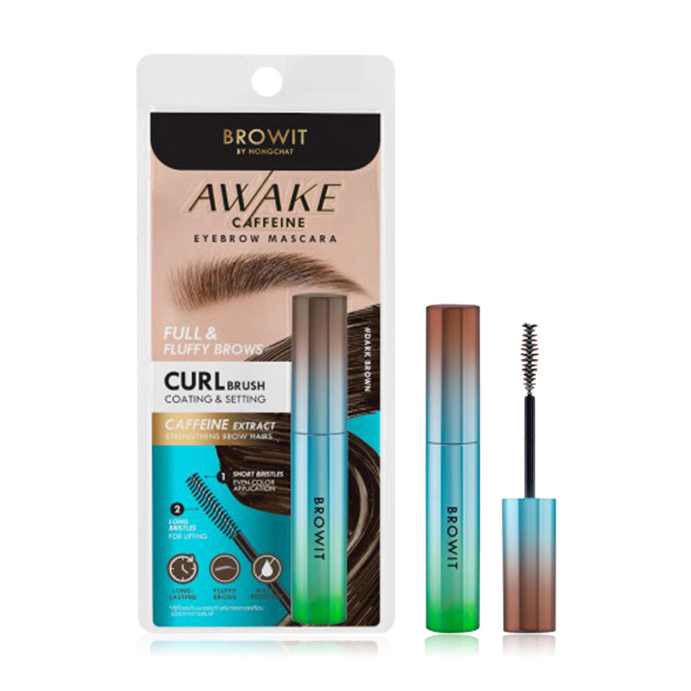 Browit Eyebrow Mascara - Caffeine Infused Dark Brown - Beauty Buddy