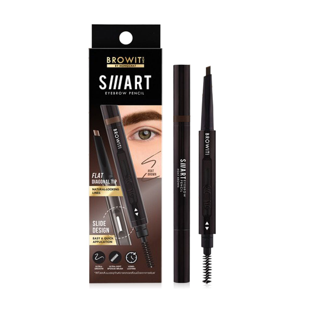 Browit Eyebrow Pencil - Smart Formula #Oat Brown - Beauty Buddy