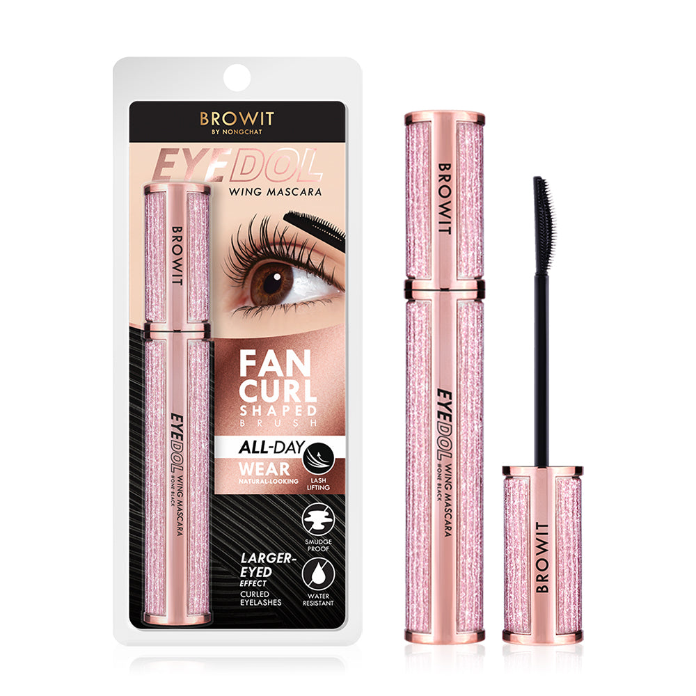 Browit Eyedol Wing Mascara - Bouncy Eyelash Formula in One Black - Beauty Buddy