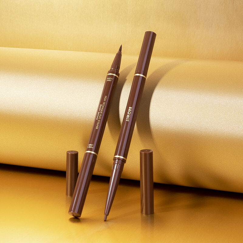 Browit Eyeliner Duo - Soft Brown with Magic Tip and Pencil - Beauty Buddy
