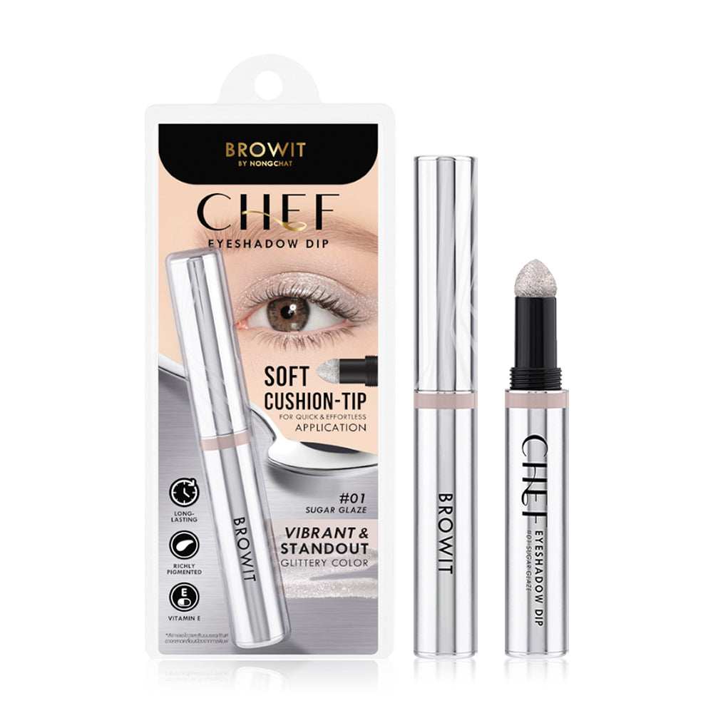 Browit Eyeshadow Dip - #01 Sugar Glaze Shimmer Formula - Beauty Buddy