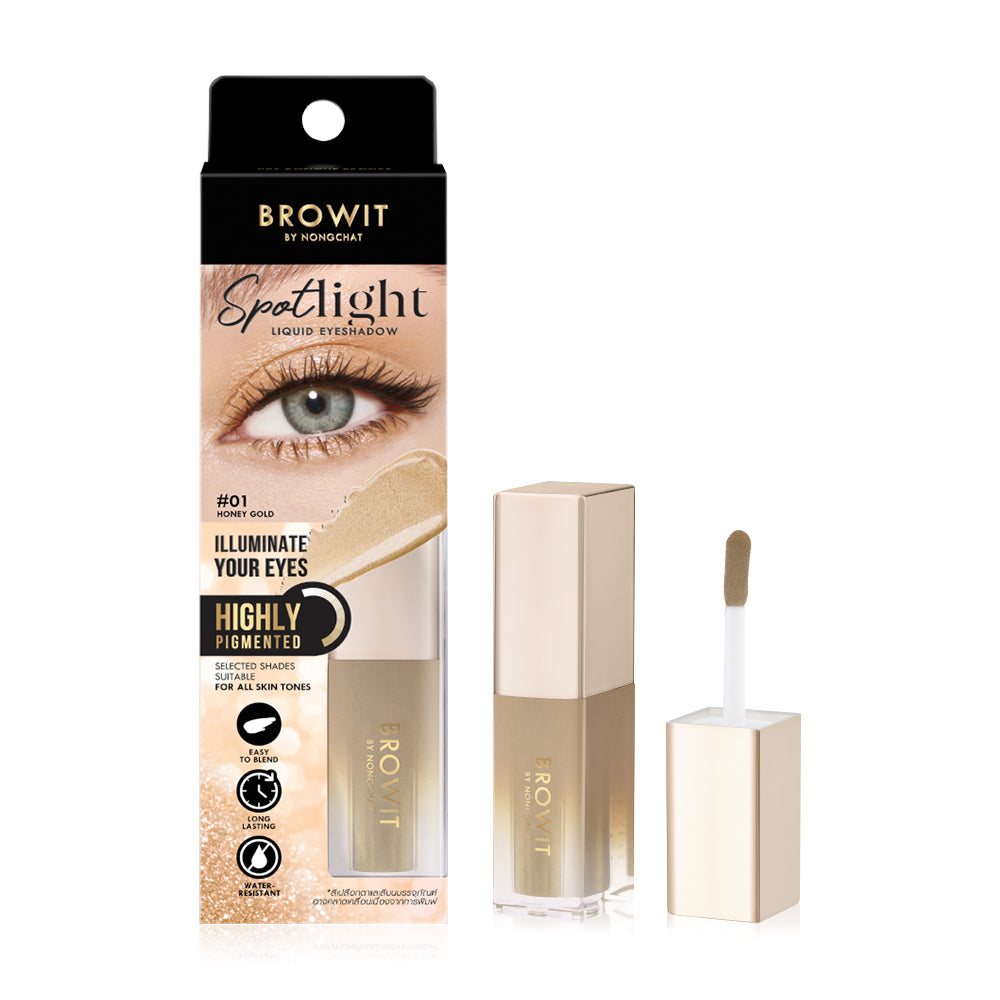Browit Liquid Eyeshadow - Honey Gold 3.5ml - Beauty Buddy