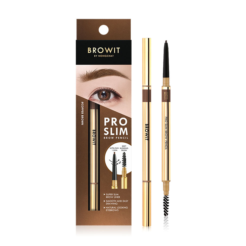 Browit Slim Brow Pencil - Copper Brown 0.06g - Beauty Buddy