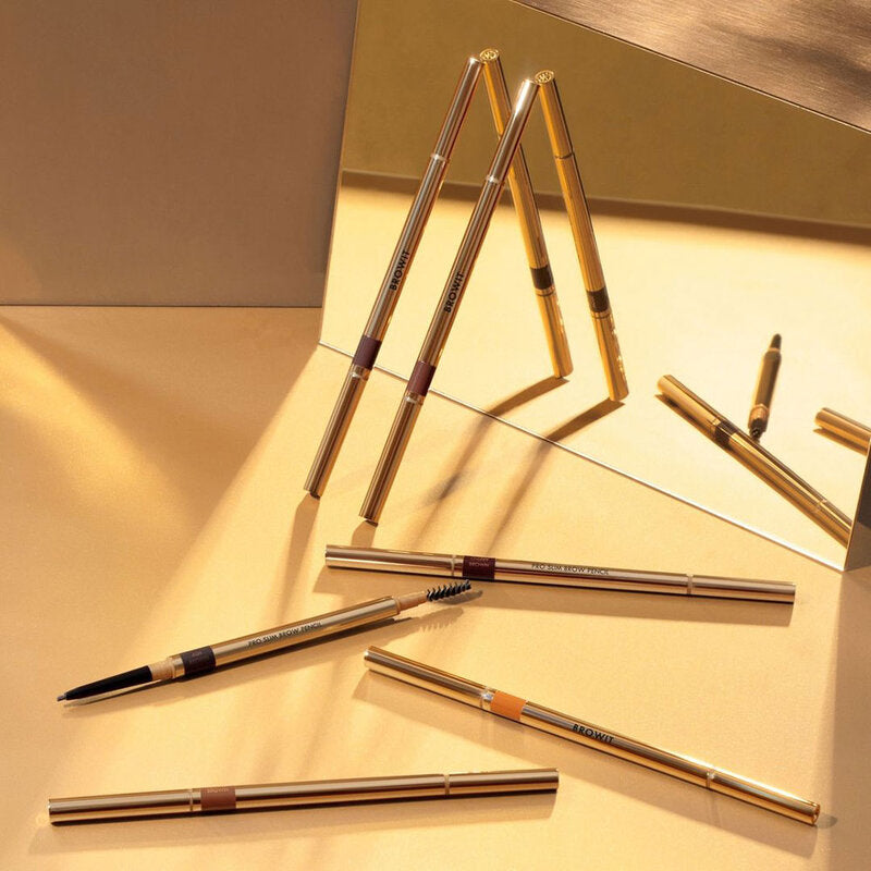 Browit Slim Brow Pencil - Wood Brown 0.06g - Beauty Buddy