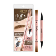 Browit Fluffy Brow Liquid Duo Liner 0.3ml + 0.3ml #02 Natural Brown