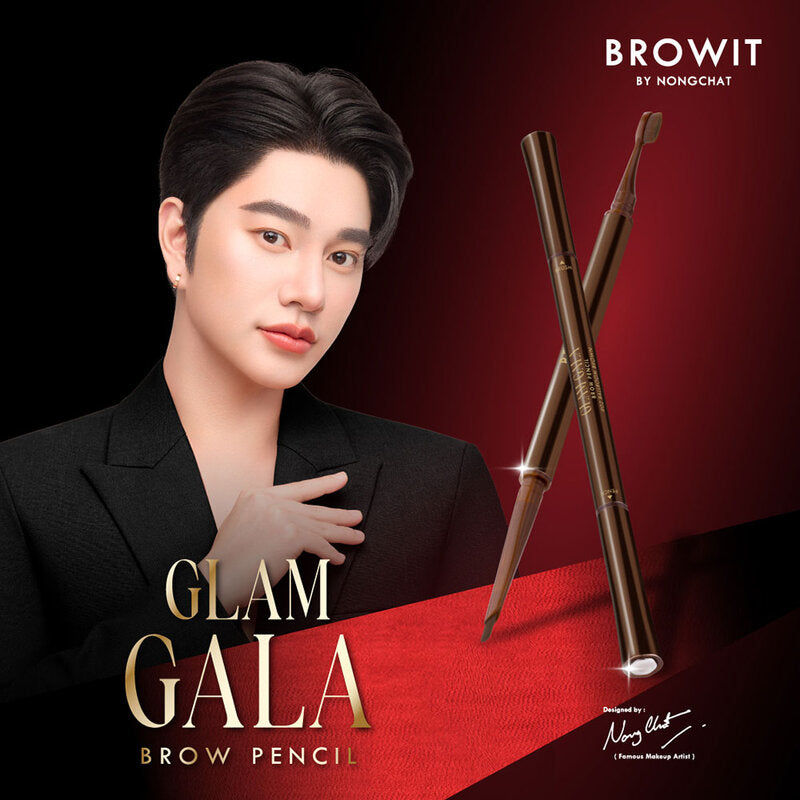 Browit Glam Gala Brow Pencil 0.12g #01 Topaz Brown