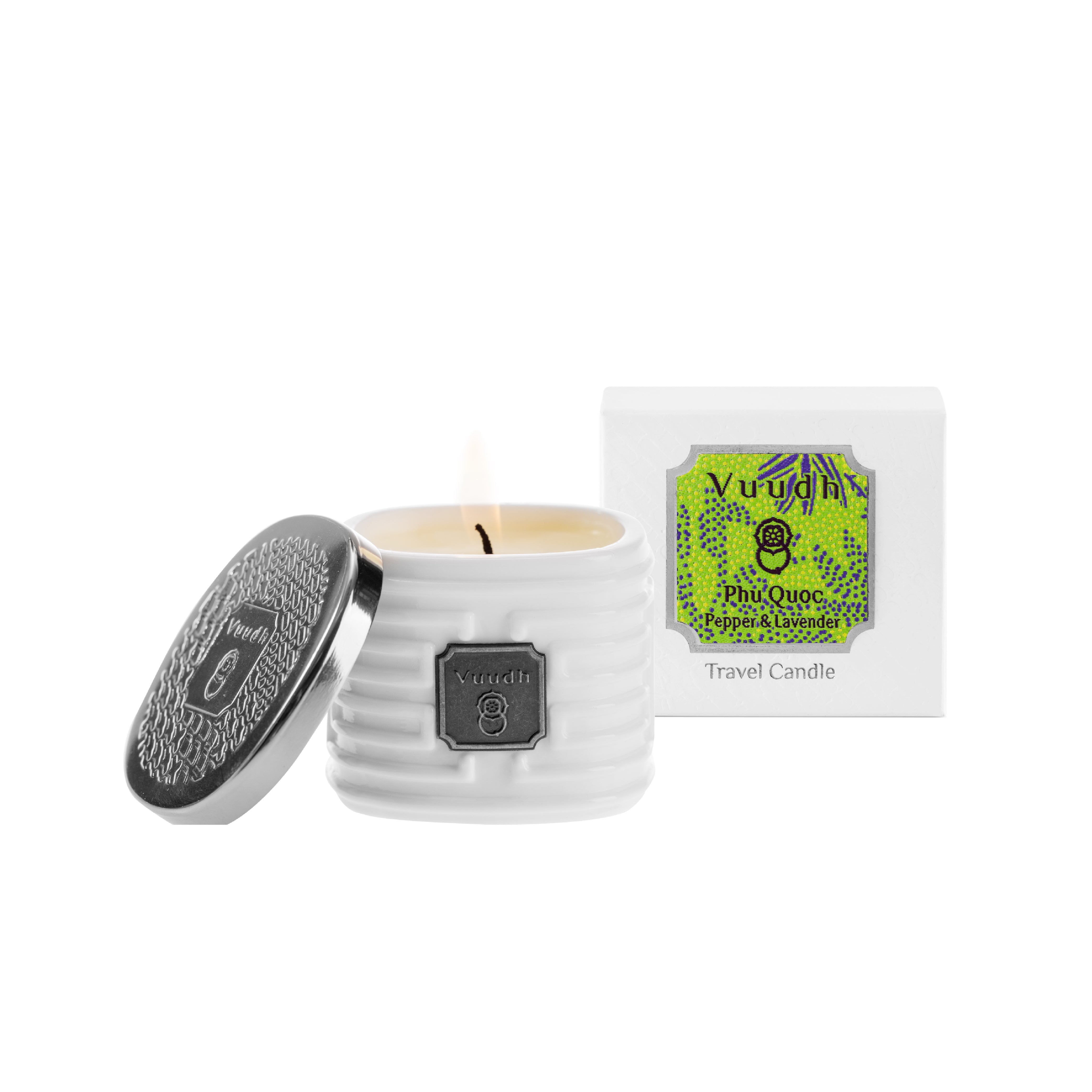 Harnn Vuudh Travel Candle - Phu Quoc (Pepper & Lavender) 35 g.