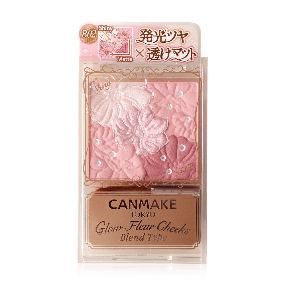 Canmake Glow Fleur Cheek 5.4g #B02 Rose Ballerina