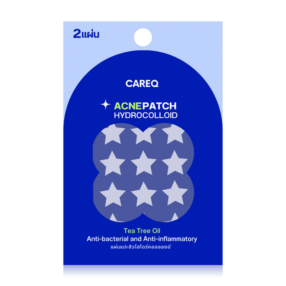 CAREQ Acne Patch Hydrocolloid 24 Dots 0.25 mm #Translucent Star