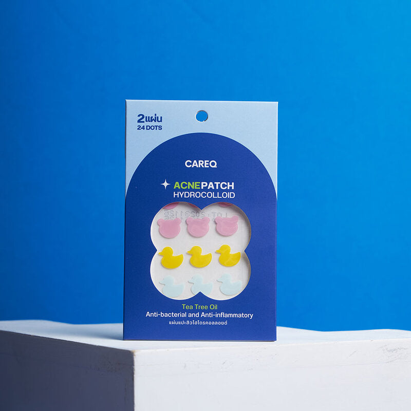 CAREQ Acne Patch Hydrocolloid 24 Dots #Bear Duck