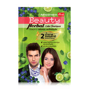 Caring Beauty Herbal Color Shampoo 30ml #2Natural Brown
