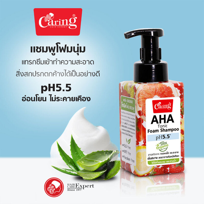 Caring AHA Tonic Shampoo 300ml