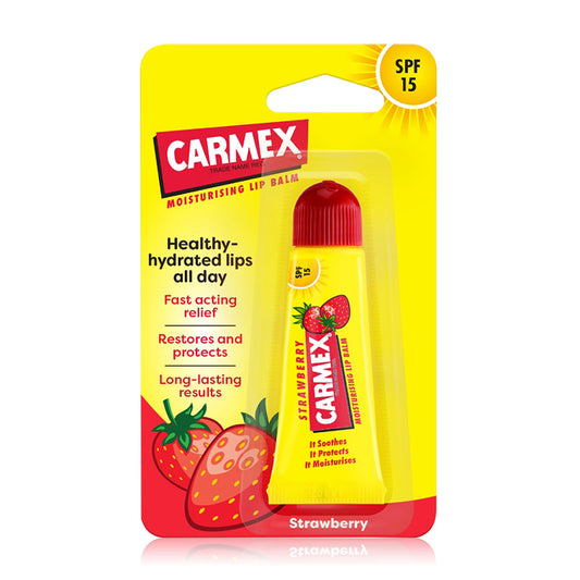 Carmex Strawberry Lip Balm Squeeze Tube 10g