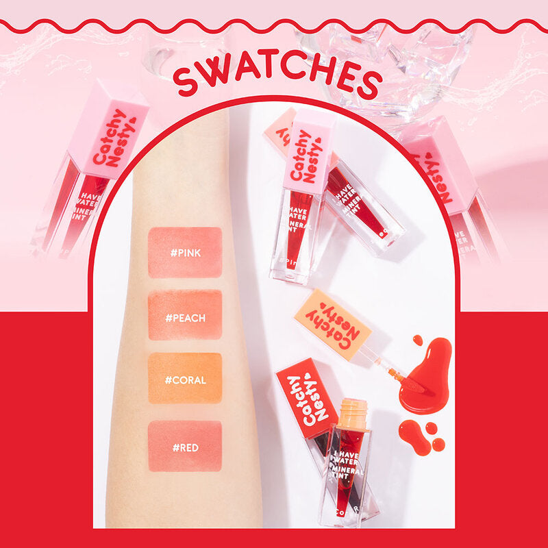 Catchy Nesty I Have Water Mineral Tint 3g #Coral