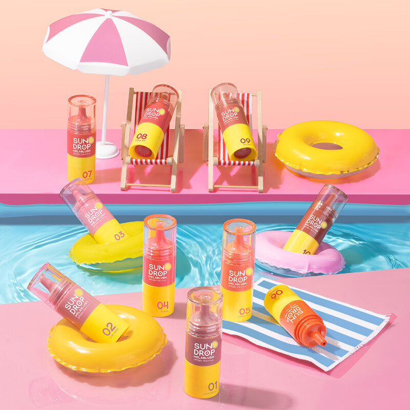Cathy Doll Sundrop Melablush SPF50+ PA+++++ 6g #08 Coral Sea