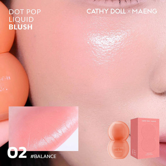 Cathy Doll x Maeng Dot Pop Liquid Blush 4g #02 Balance