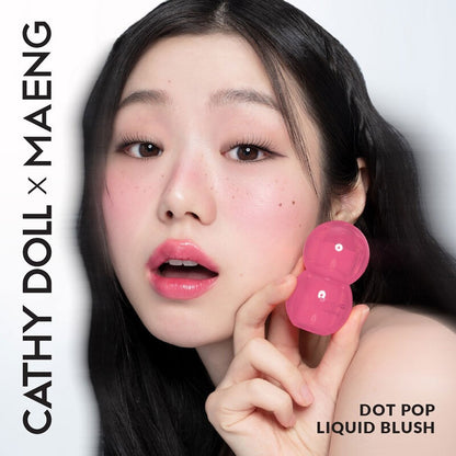 Cathy Doll x Maeng Dot Pop Liquid Blush 4g #06 Glassy Guava