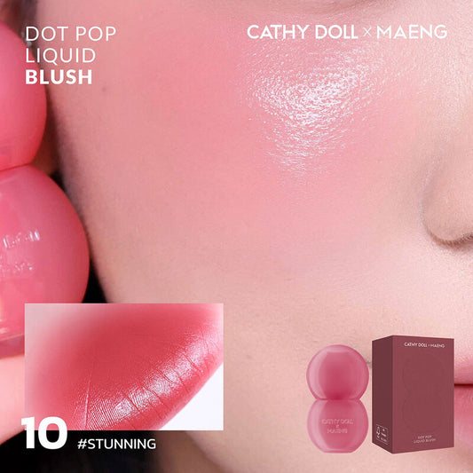 Cathy Doll x Maeng Dot Pop Liquid Blush 4g #10 Stunning
