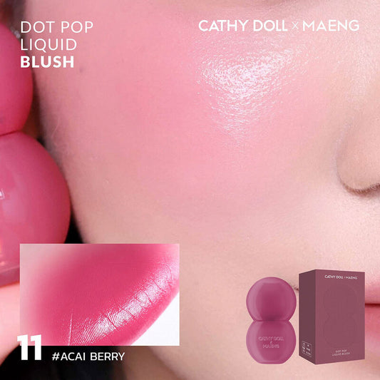 Cathy Doll x Maeng Dot Pop Liquid Blush 4g #11 Acai Berry