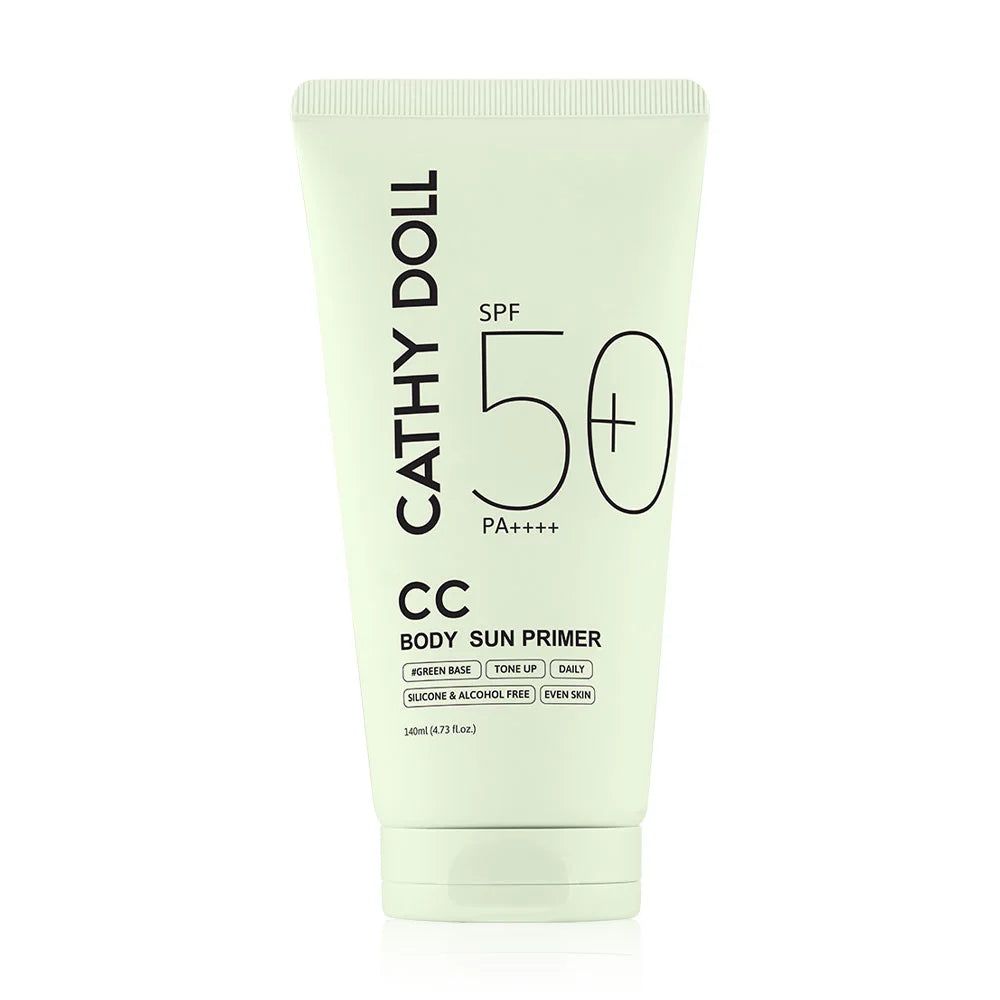 Cathy Doll CC Body Sun Primer SPF50+ PA++++ 140ml #Green Base
