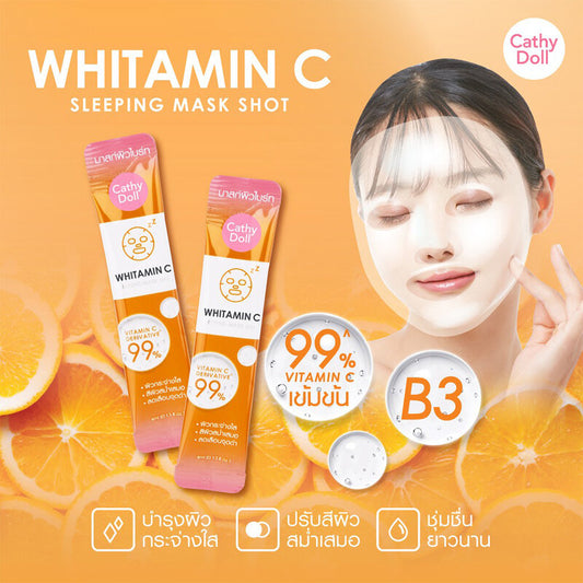 Cathy Doll Sleeping Mask - Vitamin C for Bright Skin - Beauty Buddy