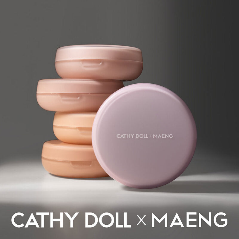 Cathy Doll x Maeng Skin Like Waterfall Cushion SPF38 PA+++ 15g #01 Bora