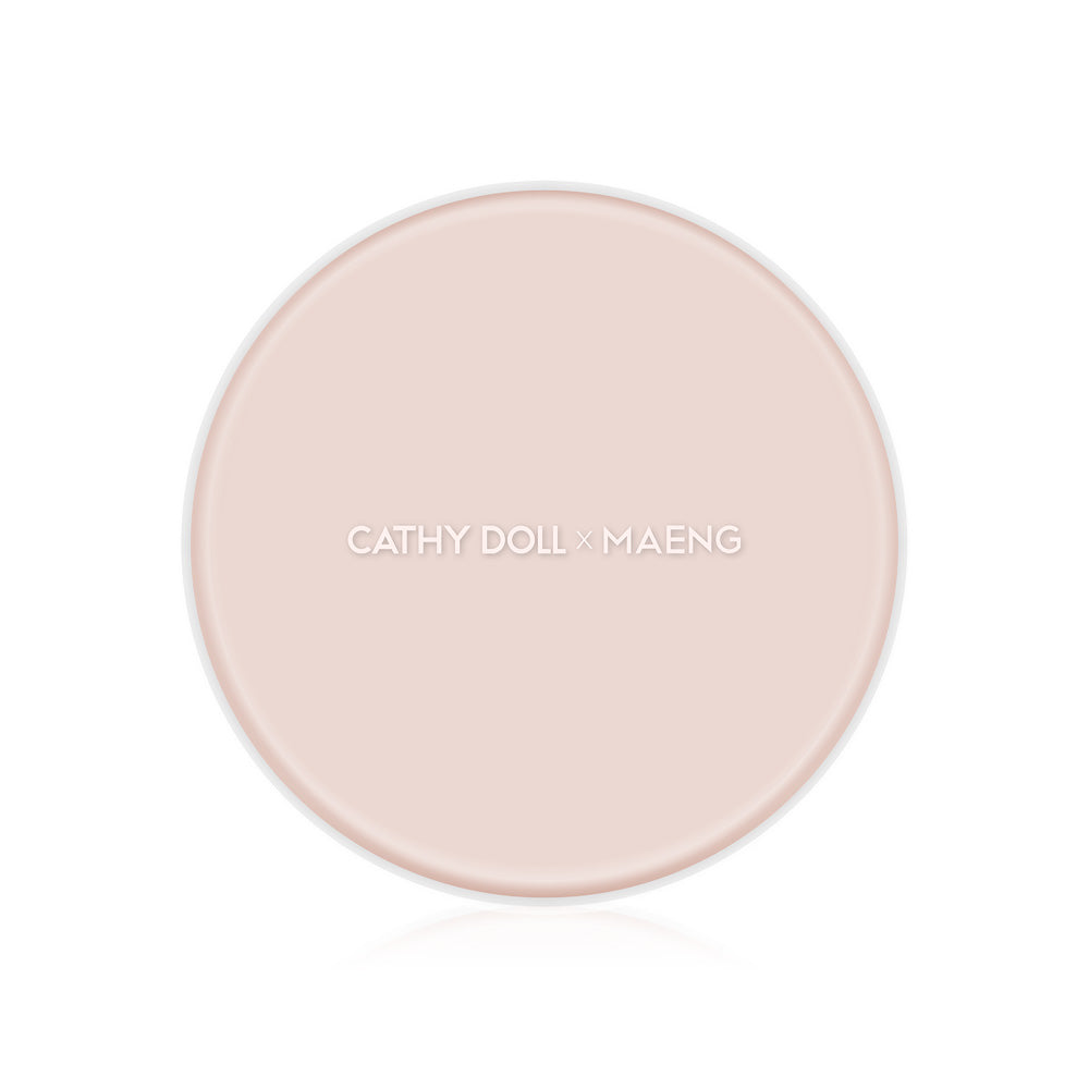 Cathy Doll x Maeng Skin Like Waterfall Cushion SPF38 PA+++ 15g #03 Peach