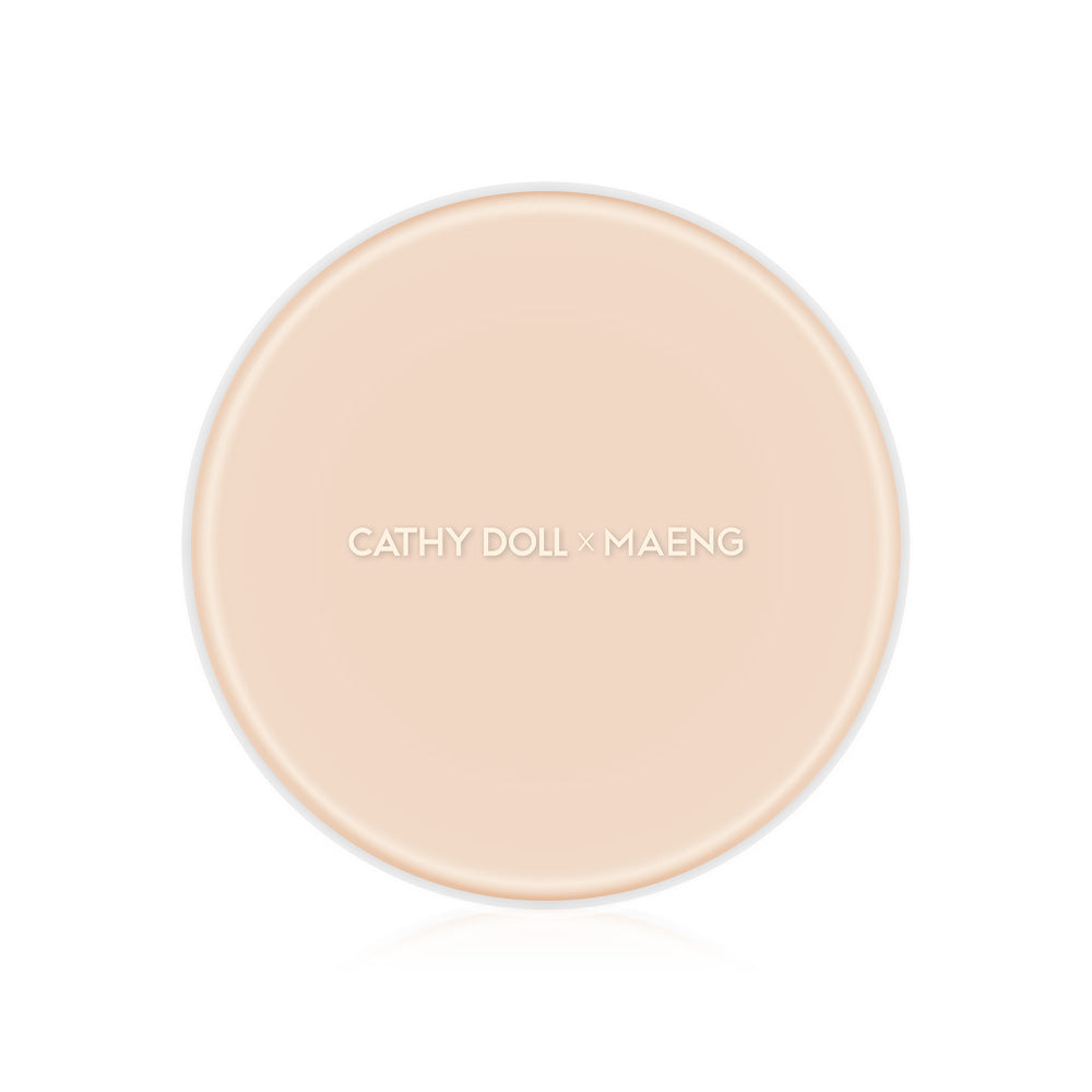 Cathy Doll x Maeng Skin Like Waterfall Cushion SPF38 PA+++ 15g #04 Beige
