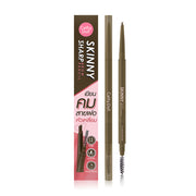 Cathy Doll Brow Pencil - Automatic Slim Square Head #07 Chestnut Brown - Beauty Buddy