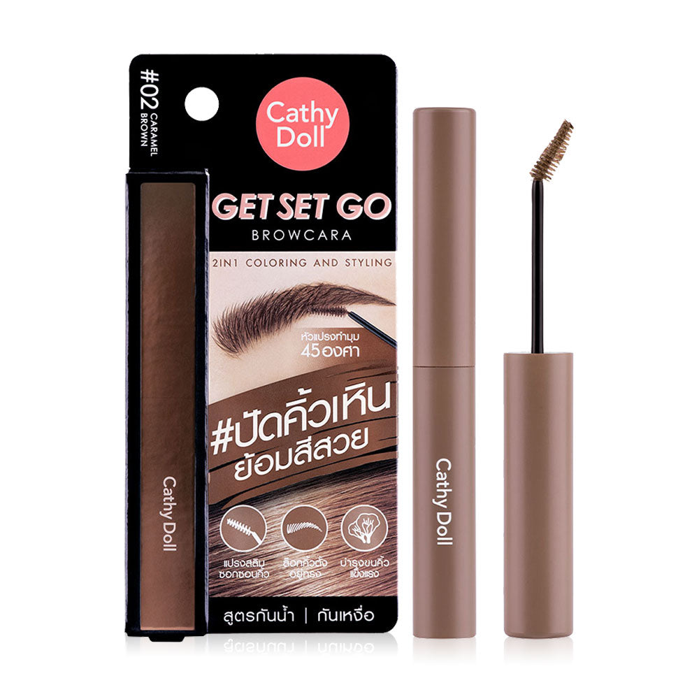 Cathy Doll Browcara - Caramel Brown Tinting Mascara - Beauty Buddy