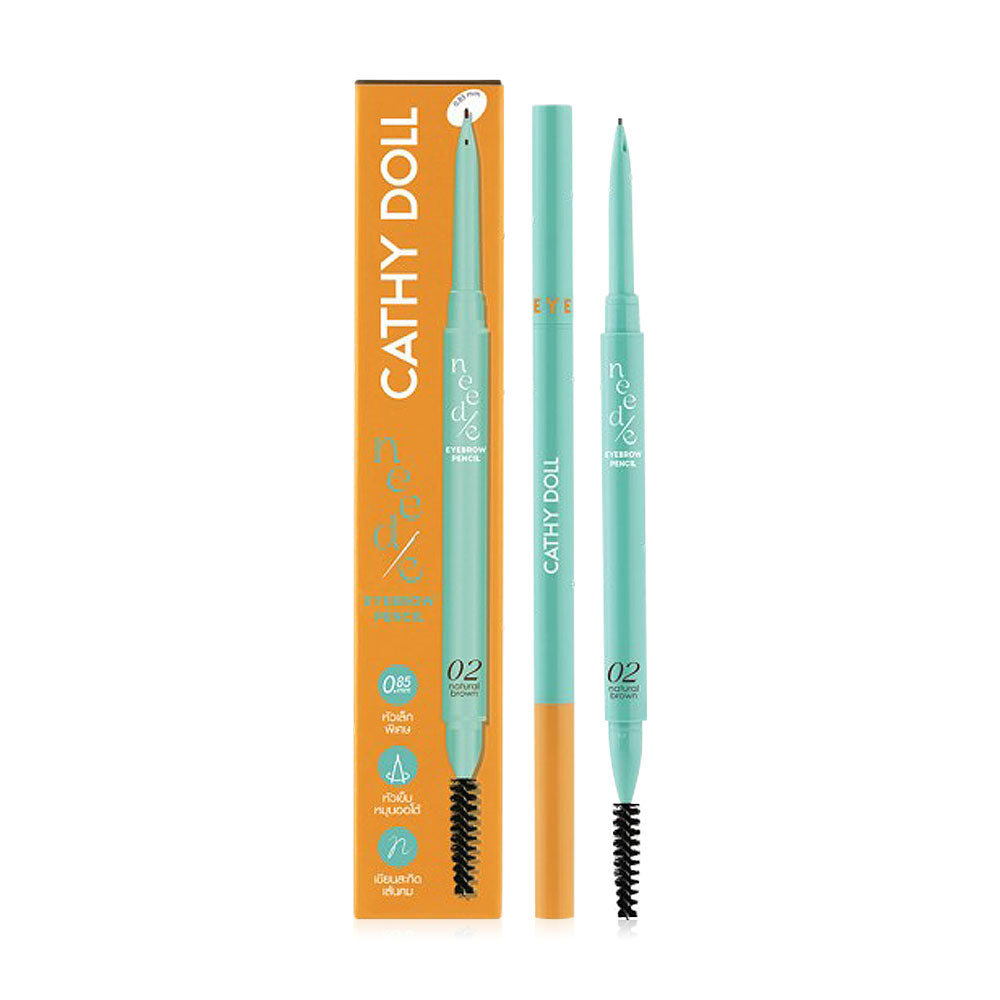 Cathy Doll Eyebrow Pencil - Natural Brown 0.028g with Fine Tip - Beauty Buddy