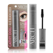 Cathy Doll Mascara - 2-in-1 Curler & Jet Black Formula - Beauty Buddy