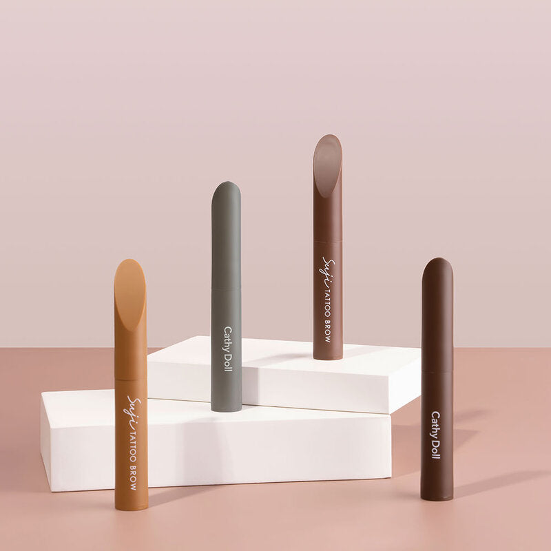 Cathy Doll Tattoo Brow - Apgujeong Brown 1.6g Eyebrow Powder - Beauty Buddy