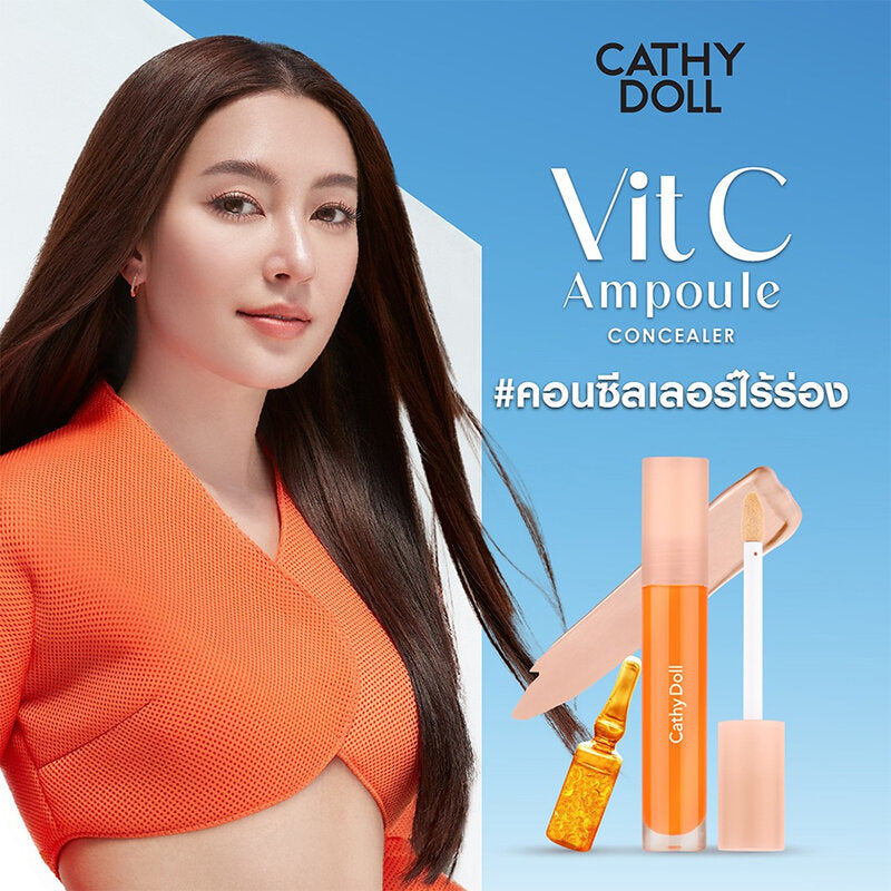 Cathy Doll Concealer - Vitamin C, Light Beige, Matte Formula - Beauty Buddy