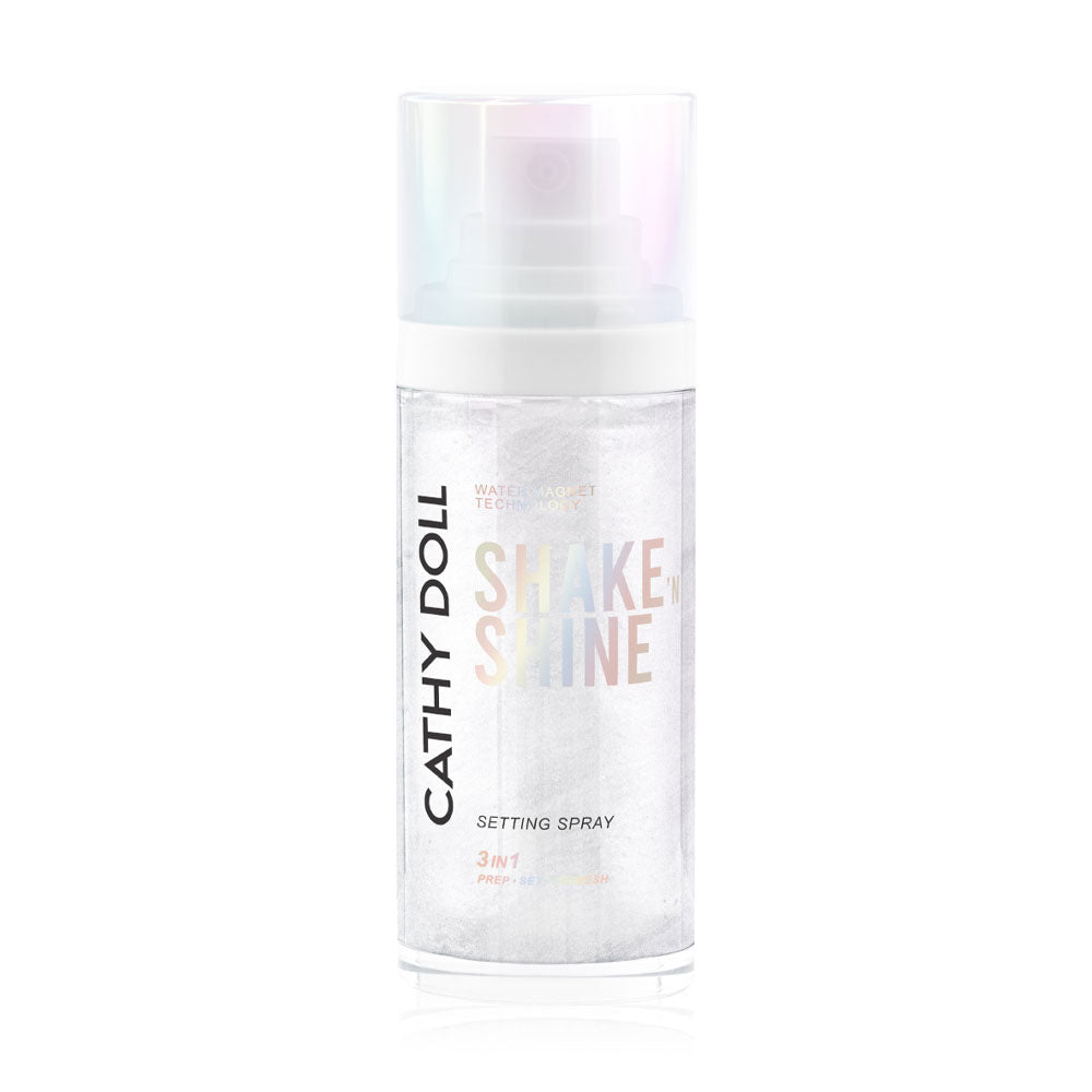 Cathy Doll Setting Spray - Shake 'N Shine with Pearl Shimmer - Beauty Buddy