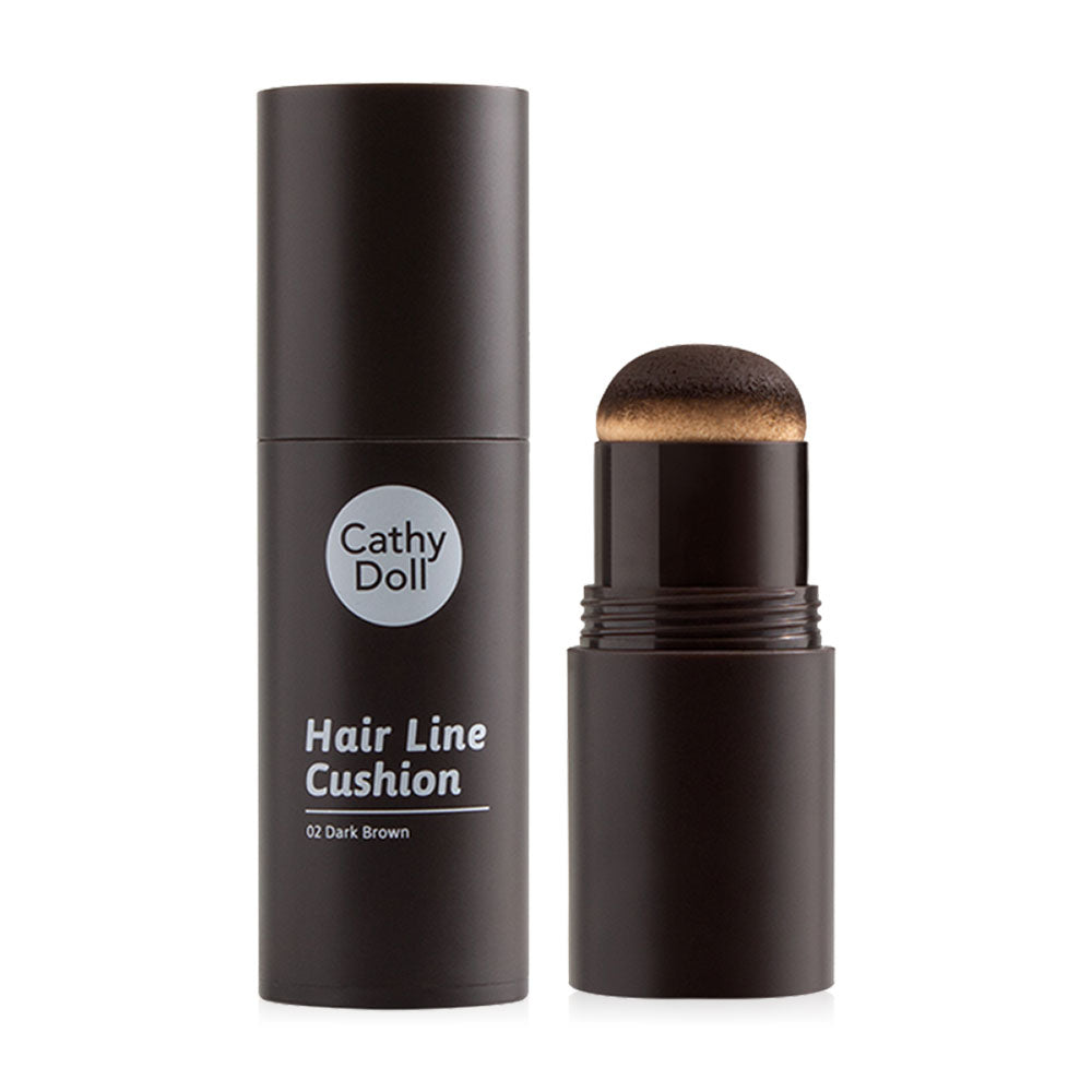 Cathy Doll Hairline Cushion - Dark Brown 2g - Beauty Buddy