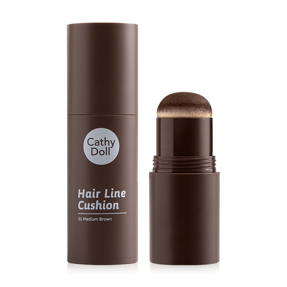 Cathy Doll Hairline Cushion - Medium Brown 2g - Beauty Buddy