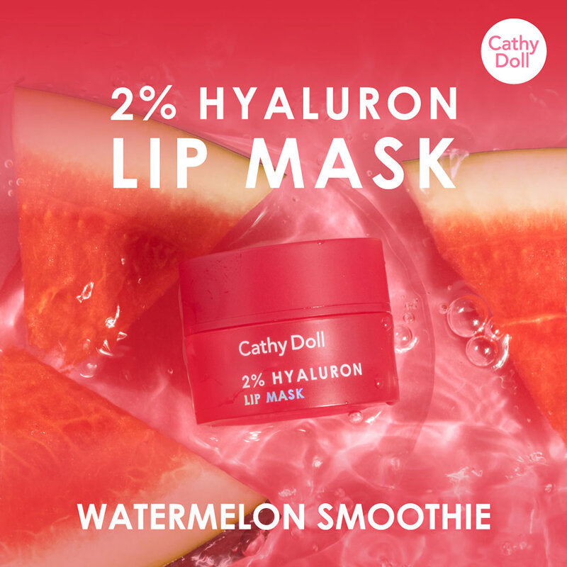 Cathy Doll Lip Mask - 2% Hyaluron Watermelon Smoothie - Beauty Buddy