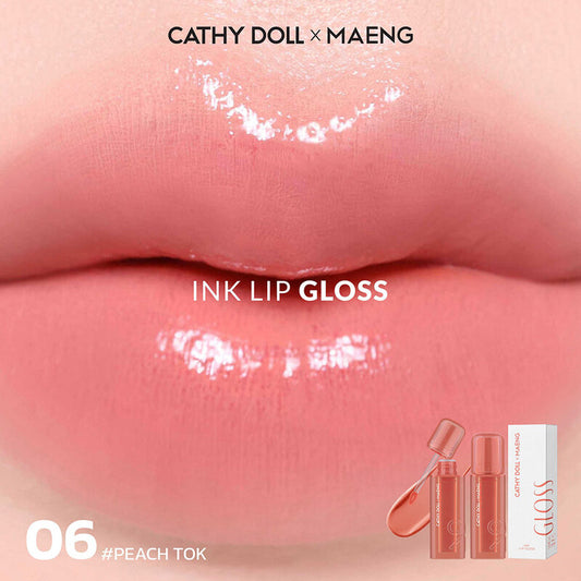 Cathy Doll x Maeng Ink Lip Gloss 3.2g #06 Peach Tok